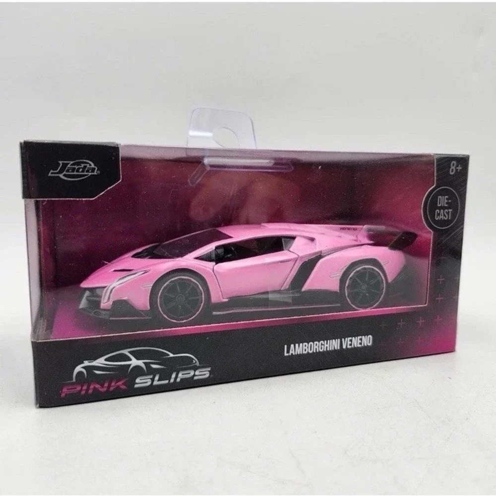 Jada Toys Pink Slips Lamborghini Veneno Diecast 1:32 Scale PINK